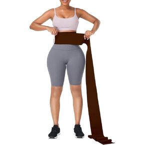 FeelinGirl Waist Trainer for Women Snatch Bandage Tummy Wrap Plus Size Workout Waist Trimmer for Gym Sport