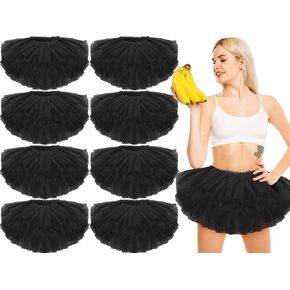 Handepo 9 Pcs Adult Tutu Skirts for Women 5 Layers Tulle Skirt Classic Elastic Tutu for Halloween Ballet Dance Party in Kuwait