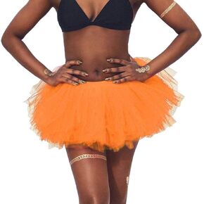 REETAN Ballet Tutu Skirt Tulle Elastic Dance Skirt Six-Layered Tutu Skirts Fashion Performance Costume for Women and Girls in Saudi Arabia