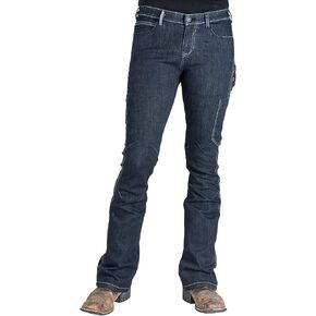 بنطال Dovetail Workwear DX Bootcut Cargo للنساء، مقاس ساق مستقيمة، 11 جيبًا عمليًا in Kuwait