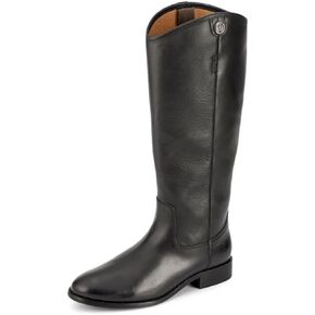 Frye Melissa Button 2 Equestrian-Inspired Tall Boots for Women Made from Hard-Wearing Vintage Leather with Antique Metal Hardware and Leather Outsole – 15 ½" Shaft Height