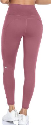 سروال يوجا ليجيند عالي الخصر مضغوط 7/8 رياضي مقاوم للقرفصاء من الألياف اللدنة in Kuwait