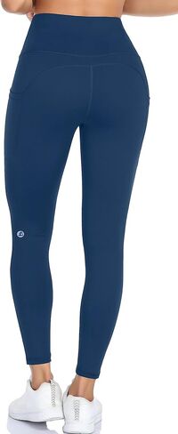 سروال يوجا ليجيند عالي الخصر مضغوط 7/8 رياضي مقاوم للقرفصاء من الألياف اللدنة in Kuwait