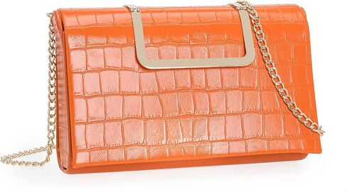 CHARMING TAILOR Small Crocodile Print Clutch Bag PU Alligator Handbag Women’s Clutch Purse in Kuwait