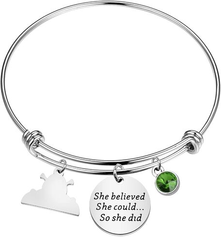 FAADBUK Shrek Bracelet Shrek Fans Gift Shrek Jewelry She Believed She Could so She Did Inspiration Gift for Her in Kuwait
