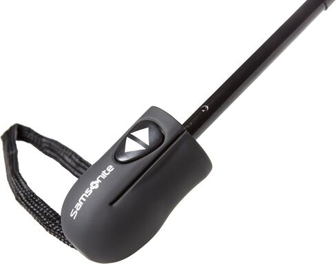 Samsonite Compact Auto Open/Close Umbrella, Black, One Size in Saudi Arabia
