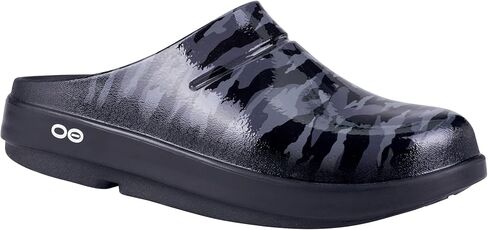 OOFOS OOcloog Limited Edition Clog Womens Shoes Size 6, Color: Black Camo in Saudi Arabia