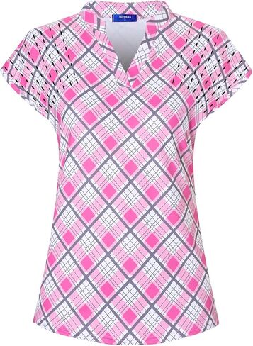 Women's Golf Polo Shirts Lightweight Moisture Wicking Tennis Athletic T Shirts in Kuwait