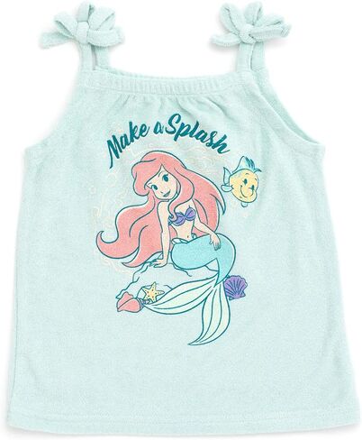 Disney Minnie Mouse Princess Ariel Girls Tank Top and Active Retro Dolphin Shorts Toddler to Big Kid in Saudi Arabia