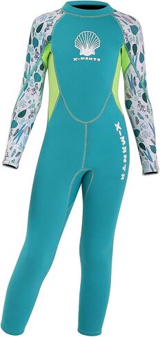Little Kids Girls Boys UV Protection Swimsuits 2.5mm Neoprene Keep Warm Wetsuit Long Sleeves Diving Suits in Saudi Arabia