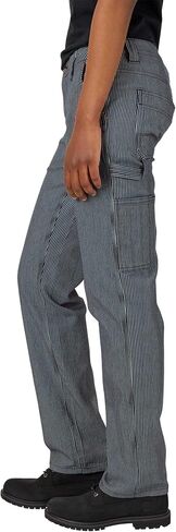 سروال Dickies نسائي مريح مستقيم Carpenter Hickory Stripe Work Utility Pants in Saudi Arabia