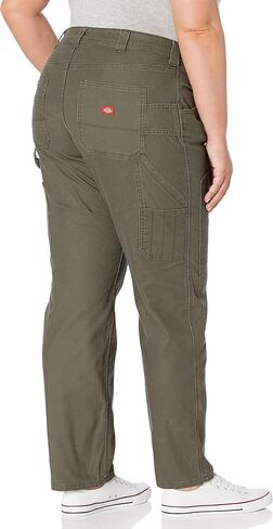 Dickies Size Women's Plus Double Front Denim Carpenter Pants in Saudi Arabia