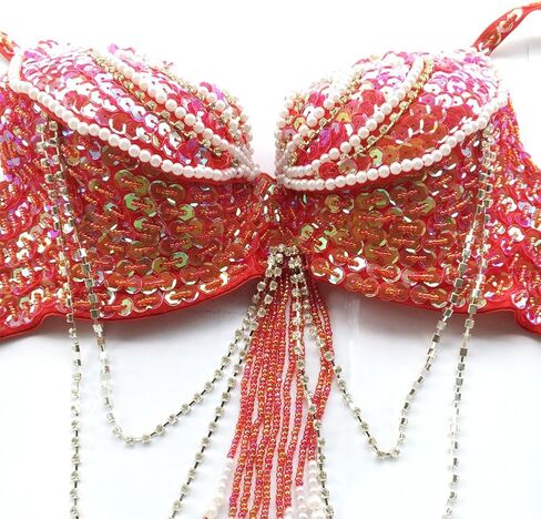 ROYAL SMEELA Belly Dance Costume for Women Tribal Belly Dance Bra and Belt Sexy Professional Dancing Suit Carnival Bra Belt in Kuwait