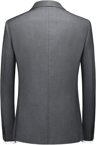 Men's Casual Slim Fit Suit Blazer Jacket One Button Lightweight Sport Coats Formal Dress Daily Business Suit Jacket in Kuwait