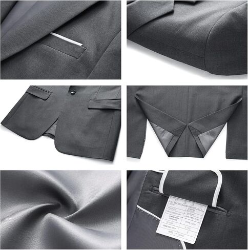 Men's Casual Slim Fit Suit Blazer Jacket One Button Lightweight Sport Coats Formal Dress Daily Business Suit Jacket in Kuwait
