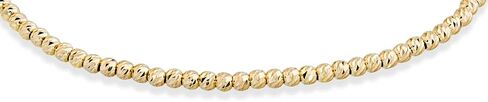 Miabella 925 Sterling Silver or 18Kt Gold Over Silver Diamond-Cut Adjustable Bolo 2.5mm Bead Bracelet for Women, Handmade Italian Beaded Ball Chain Bracelet in Kuwait