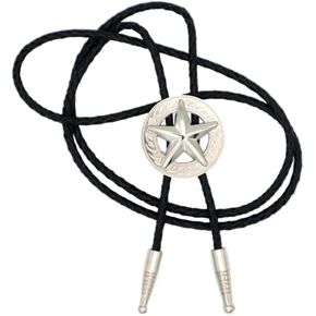 KeCol Mens Long Stars Texas Bolo Tie Western Cowboy Necktie Necklace Bolo Tie for Men in Saudi Arabia