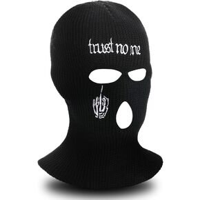 Winter Ski Mask for Men 3 Hole Balaclava Face Mask Full Face Mask Knitted Ski Mask Beanie Full Face Cover for Men Women Sport