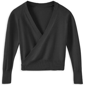 Tegmk Girl's Women's Dance Wrap Sweater Ballet Top Warm up for Leotards, Dress