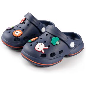 Casazoe Toddler Kids Boys Girls Cute Garden Clogs Water Sandals Slip On Shoes Slipper Slides Lightweight Outdoor Summer Infant Children Beach Pool Play Shoes (Baby/Toddler Kids)