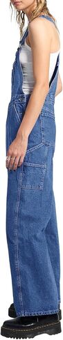 Tongmingyun Women's Casual Denim Overalls Vintage Stretch Adjustable Straps Bib Jeans Pants Jumpsuits in Saudi Arabia