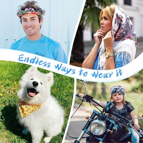 30 قطعة من باندانا بيضاء للصباغة بالربط، باندانا بلون سادة يمكنك صنعها بنفسك مناديل قطنية فارغة مناديل سادة متعددة الأغراض لتصميمات صبغ التعادل، والحرف اليدوية، والرسم، والمشروعات الفنية (22 × 22) in Kuwait