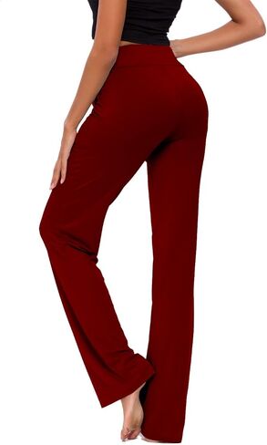 ADANIKI Womens Yoga Pants with Pockets Straight-Leg Loose Comfy Modal Drawstring Lounge Running Long Active Casual Sweatpants in Kuwait