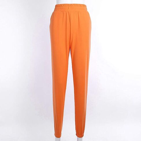 بنطال رياضي نسائي برتقالي لحفلات الهالوين، بنطال رياضي بجزء سفلي من شبح شبح، بنطال رياضي بطباعة اليقطين in Kuwait