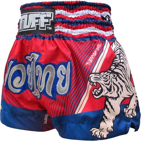Tuff Sport Boxing Muay Thai Shorts Tiger Kick Martial Arts Training Gym Clothing Trunks in Kuwait