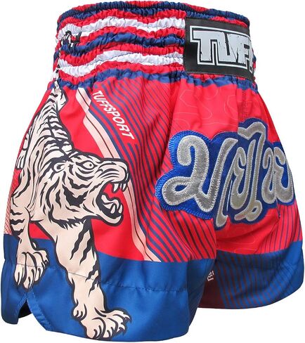 Tuff Sport Boxing Muay Thai Shorts Tiger Kick Martial Arts Training Gym Clothing Trunks in Kuwait