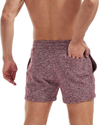 AIMPACT Men's 5"/7" Sweat Shorts Elastic Waist Gym Workout with Pockets in Saudi Arabia