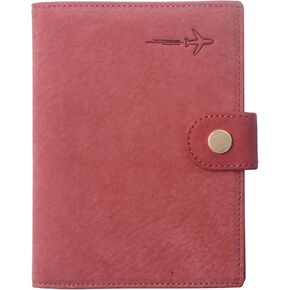 Genuine Leather Passport Case, RFID Passport Cover with Credit Card Holder for Women and Men Family ID Travel in Kuwait