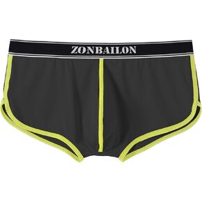 ZONBAILON Men's Sexy Shorts Breathable Underwear Trunk Running Workout Shorts Quick Dry Lounge Sleep Pajama in Saudi Arabia