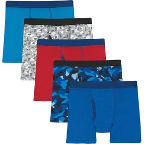 Hanes Boys' 5-Pack Boxer Briefs in Kuwait