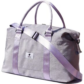 ESVAN Travel Tote Duffel Gym Bag,Weekender Overnight Carry-on Tote Crossbody Bag with Wet Pocket and Trolley Sleeve Upgraded