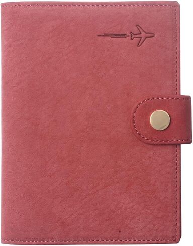 Genuine Leather Passport Case, RFID Passport Cover with Credit Card Holder for Women and Men Family ID Travel in Kuwait