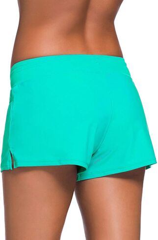WILLBOND Women Swimsuit Shorts Tankini Swim Briefs Plus Size Bottom Boardshort Summer Swimwear Beach Trunks for Girls in Kuwait