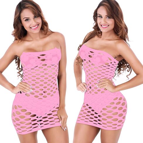 Geyoga 8 Pieces Fishnet Dress for Women Lingerie for Women Fishnet Dress Women Lingerie Fishnet for Women Favor in Kuwait