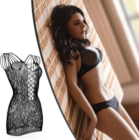 Geyoga 8 Pieces Fishnet Dress for Women Lingerie for Women Fishnet Dress Women Lingerie Fishnet for Women Favor in Kuwait
