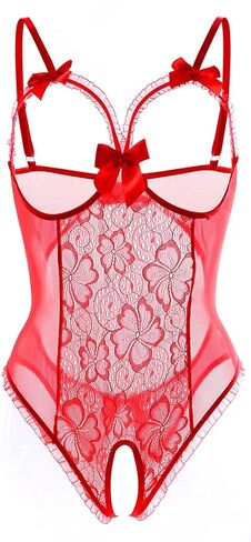 Lingerie for Women Sexy One-Piece Teddy Lingerie Bodysuit Lace Nightie in Saudi Arabia