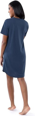 Wrangler Women's Short Sleeve Crewneck Pocket Sleepshirt in Kuwait