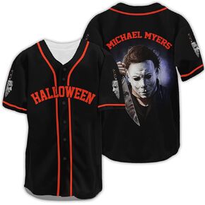 Graphic Baseball Jersey Shirt, Cute Cartoon Movie Character Baseball Shirt Gift for Men Women, Funny Baseball Jersey…