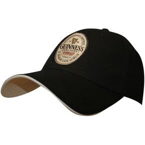 قبعة رسمية من Guinness Merchandise English Label (قابلة للتعديل)، أسود in Saudi Arabia