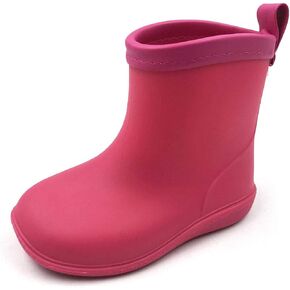 Amoji Baby Kids Easy On Rain Shoes Boots for Toddler Little Kid