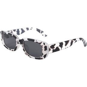Dollger Rectangle Sunglasses for Women Men Trendy Retro Fashion Sunglasses UV 400 Protection Square Fram in Saudi Arabia