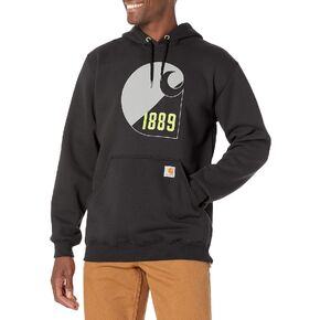 سويت شيرت Carhartt رجالي طويل وكبير وفضفاض ومتوسط ​​الوزن برسوم جرافيك 105666 in Kuwait