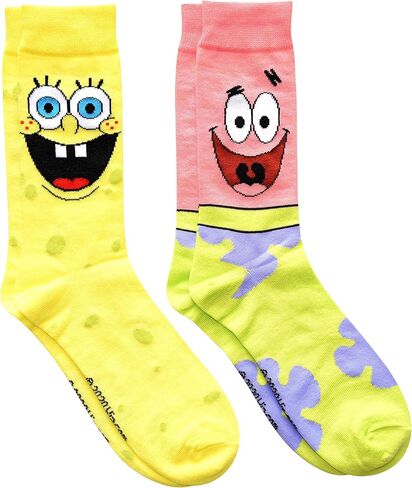 مجموعة جوارب Hyp Spongebob Squarepants وPatrick للرجال مكونة من زوجين in Saudi Arabia