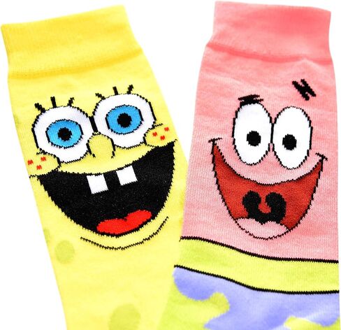 مجموعة جوارب Hyp Spongebob Squarepants وPatrick للرجال مكونة من زوجين in Saudi Arabia