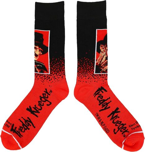 Warner Brothers Horror Movie Characters Men's 5-Pack Crew Socks in Saudi Arabia