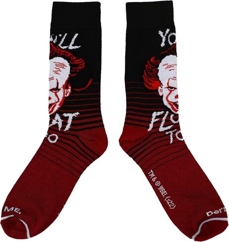 Warner Brothers Horror Movie Characters Men's 5-Pack Crew Socks in Saudi Arabia